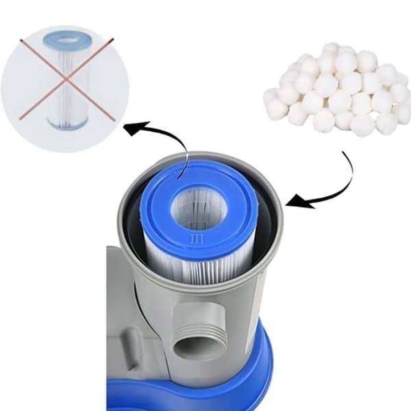 700g aqualoon filterkulor för sandfilter Vattenrening Fiberboll för Pool Spa