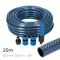 Miniatyrbild 2 av 2: Slang med tillbehörssats EDM 74099 5/8" 20 mm x 25 m Blå (25 m)