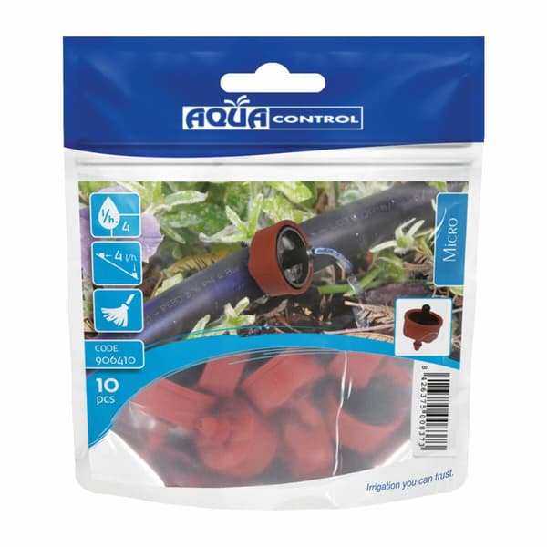 Selvkompenserende drypper Aqua Control 906410 4 l/h Automatisk rengøring 10 enheder