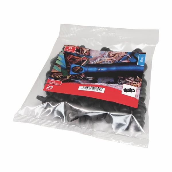 Set med kontakter och uttag Aqua Control 902125 16 mm Bevattningssystem 25 antal