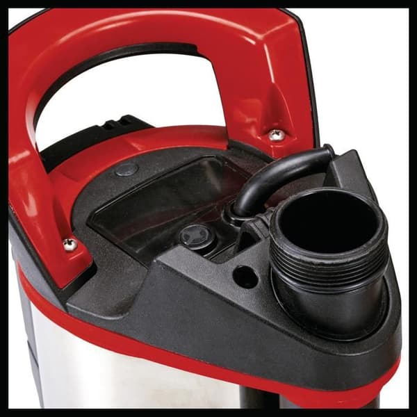 Einhell GE-DP 7935 N-A ECO, Extern vattenpump, Damm, Aluminium, Svart, Röd, Plast, Rostfritt stål, 19000 l-h, 35 °C
