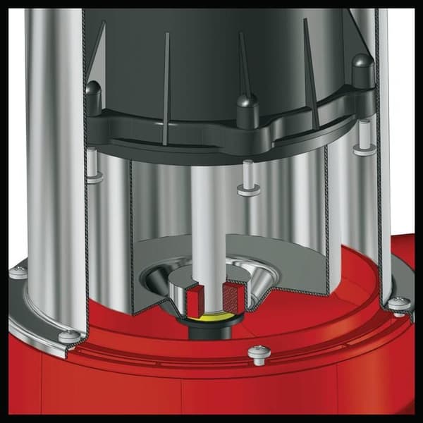 Einhell GE-DP 7935 N-A ECO, Extern vattenpump, Damm, Aluminium, Svart, Röd, Plast, Rostfritt stål, 19000 l-h, 35 °C