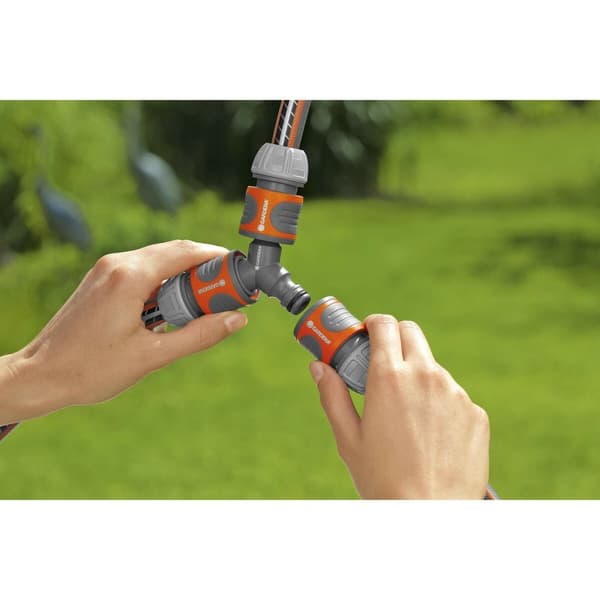 Slanganslutning Gardena 18287-20 Ø 15 mm 1/2" Trippel Bevattningssystem