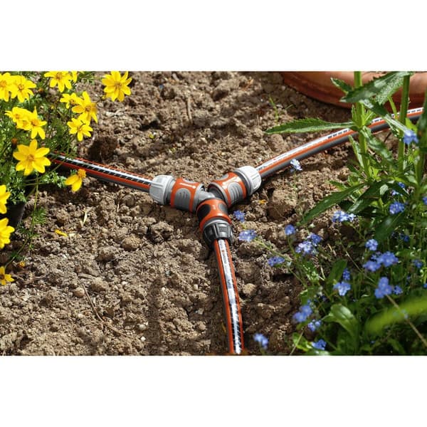 Slanganslutning Gardena 18287-20 Ø 15 mm 1/2" Trippel Bevattningssystem