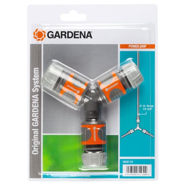 Slanganslutning Gardena 18287-20 Ø 15 mm 1/2" Trippel Bevattningssystem