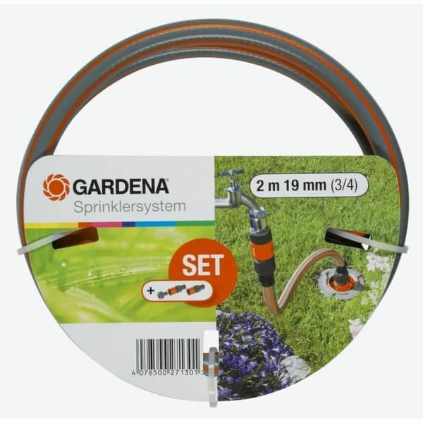 Slanganslutning Gardena 02713-20 Bevattningssystem Ø 19 mm 2 m