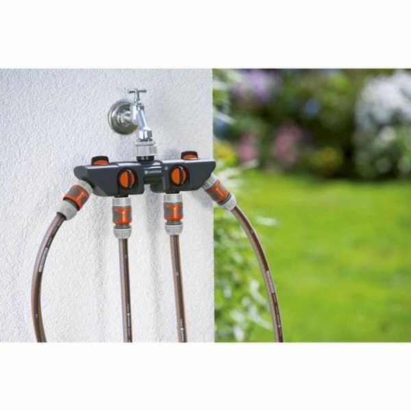 Slanganslutning Gardena Prof-System 08194-20 Fyrfaldig