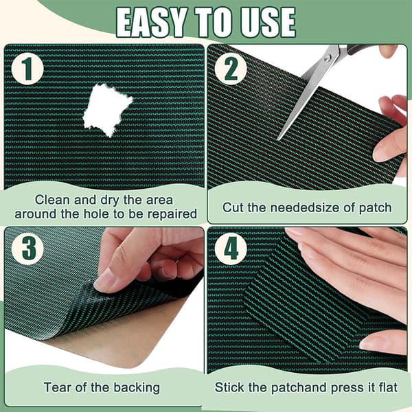 INF Pool Cover Patch, Heavy Duty Reparasjon Patch for over bakken og inground basseng 0