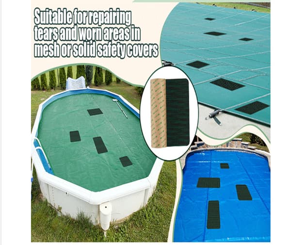 INF Pool Cover Patch, Heavy Duty Reparation Patch til Overjordisk og Inground Pool