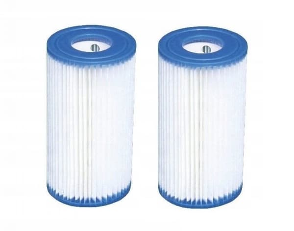Intex 29007 Type A Uima-altaan suodattimet, 2 kpl - Yhteensopiva sarjojen 28604/28638/28636 kanssa