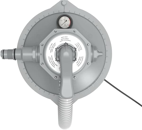 Jilong Hiekanerotinpumppu uima-altaisiin - 3028 l/h kapasiteetti, 1,5 m nostokorkeus, 32-38 mm liitännät, korroosionkestävä säiliö