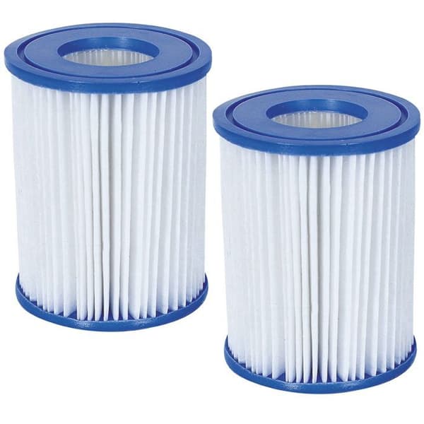Set med 2 Bestway patroner för Dacron I poolfilter