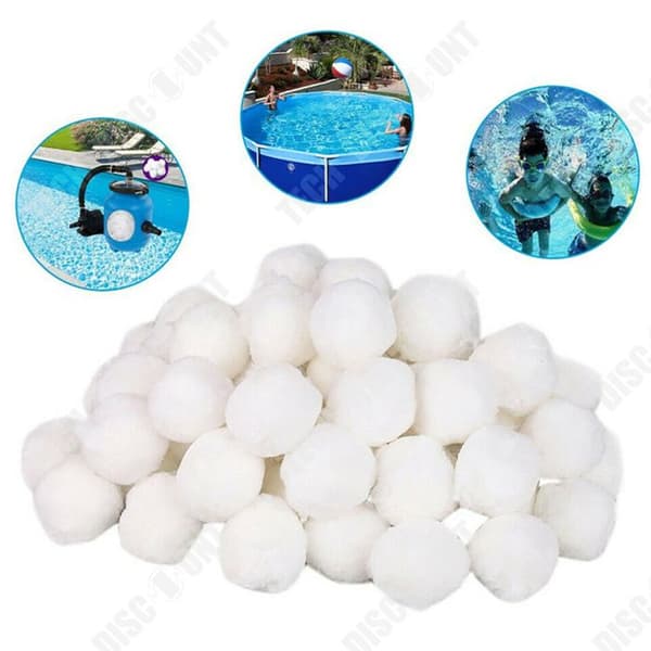 Fiberfilterkulor 1000g 50mm Fiberoptiska filterkulor för akvariefilterbollar för pool