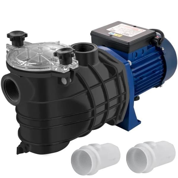 HD4K HCP750 Poolpump - Cirkulation ovan jord - 750W - Max 15000 L/h - Sandfilter