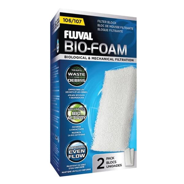 FLUVAL 2 vaahtomuoviblokkia 106 - Akvaarioon