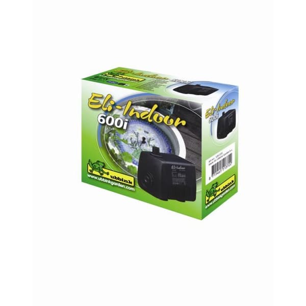 Lampipumppu - UBBINK - Eli-Indoor 600i - Virtausnopeus 500 l/h - Teho 9 wattia