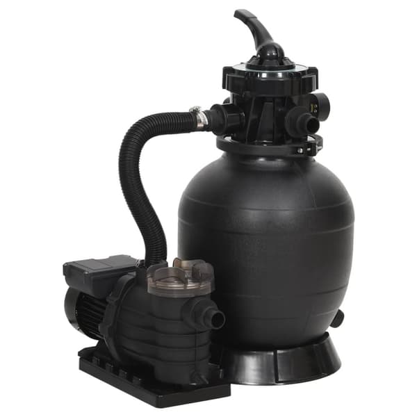 Sandfilter med förfilter svart