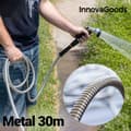 Miniatyrbild 1 av 8: Okrossbar vattenslang i metall InnovaGoods (30 m)