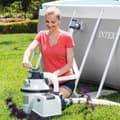 Miniatyrbild 4 av 4: Sandfilterpump 4.500 l/h Intex 26644 28644 ovanmarkspool