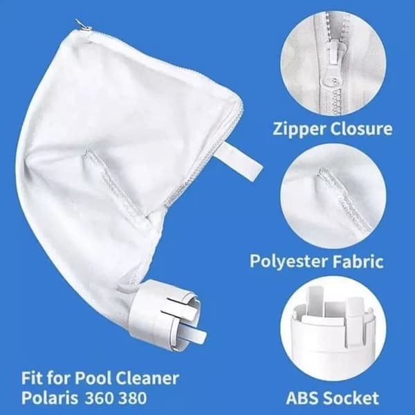 Moorle 1/2 Pakkaus Uima-altaan Suodatinpussi Polarikselle, Uima-altaan Puhdistuspussi Pakkaus / Uima-altaan Puhdistuspussit 360/380 - Nylon