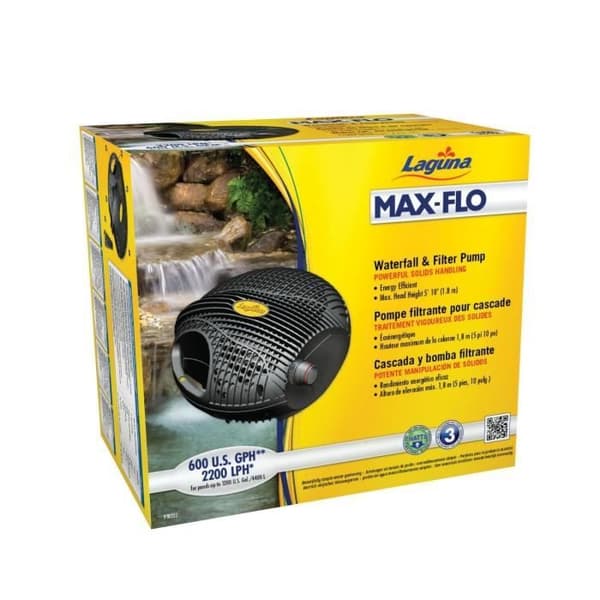 MAXFLO 600 Prydnadspump 2200 L / H Flöde