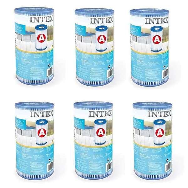 Intex 29000 filterpatron Type A 6 stykker til swimmingpool 244/305/366 cm
