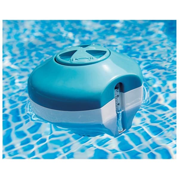 Intex 29043 2-i-1 klorflyder med termometer