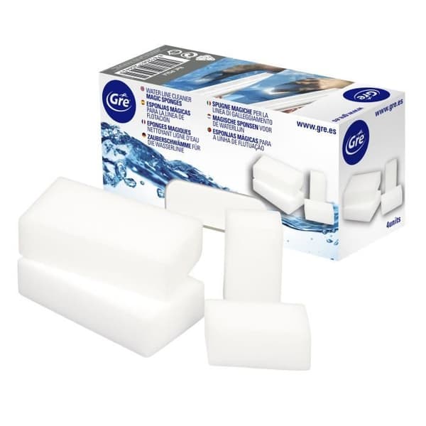 Pool Waterline Cleaning Erasers - GRE - Paket med 4 - Idealisk för att ta bort inbäddade fläckar