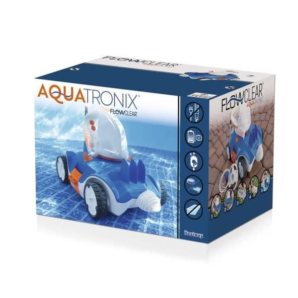 BESTWAY Aquatronix elektrisk matberedare - Batteridriven platt botten - Vit