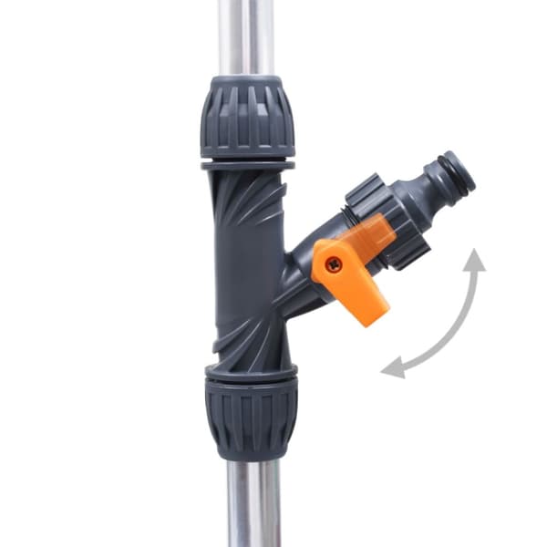 havebruser med trefod 221 cm aluminium