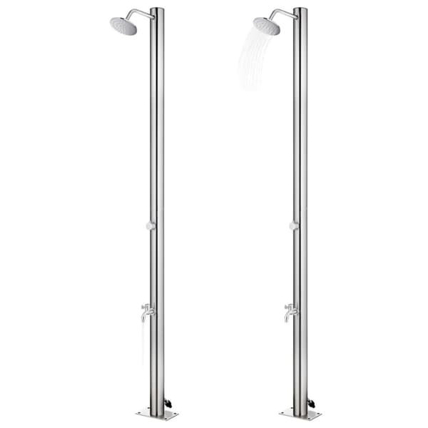 havebruser 215 cm rustfrit stål