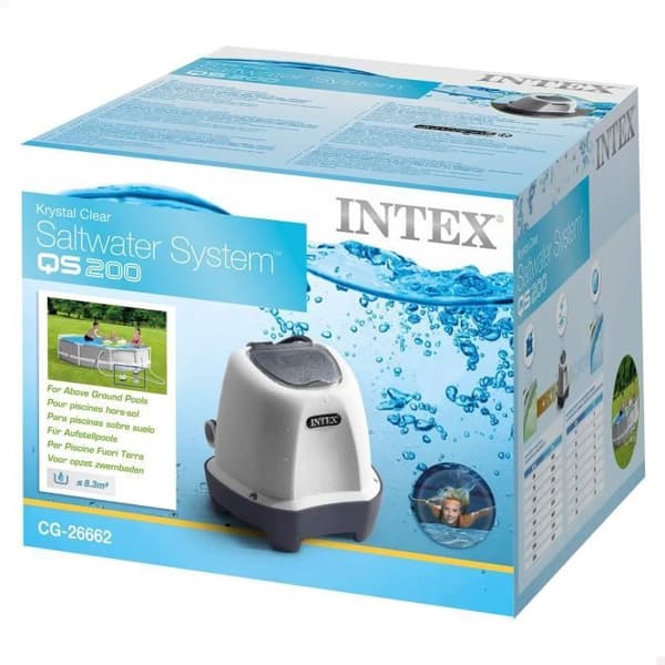 Intex - 26662 - QS200 saltsterilisator för simbassänger upp till 8 m3