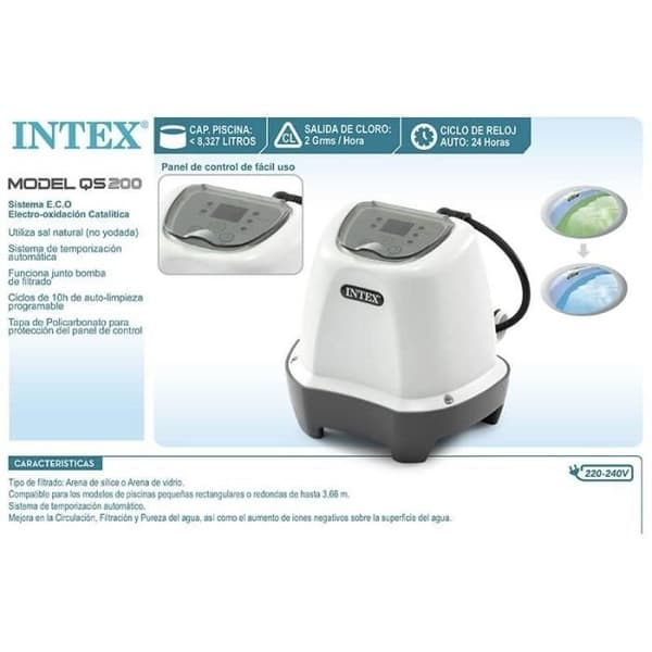 Intex - 26662 - QS200 saltsterilisator för simbassänger upp till 8 m3