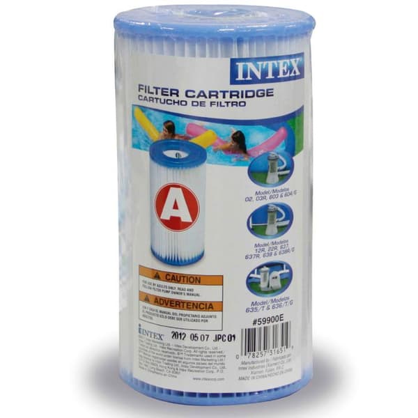 Intex filtreringspatron, Dacron Typ A 200x110mm Individuellt