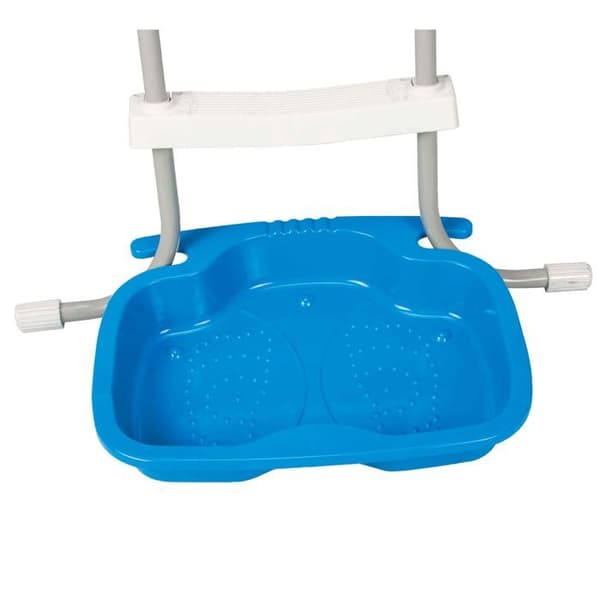 INTEX Pediluve - 56 x 46 x 9 cm - Blå eller grå (slumpmässig färg)