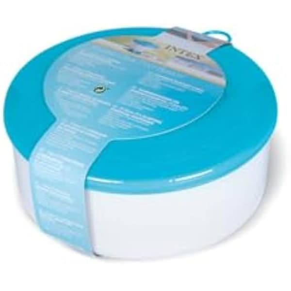 Klorinator - INTEX - Flytande (17,8 cm) - Diffunderar klor jämnt - Plast - Blå