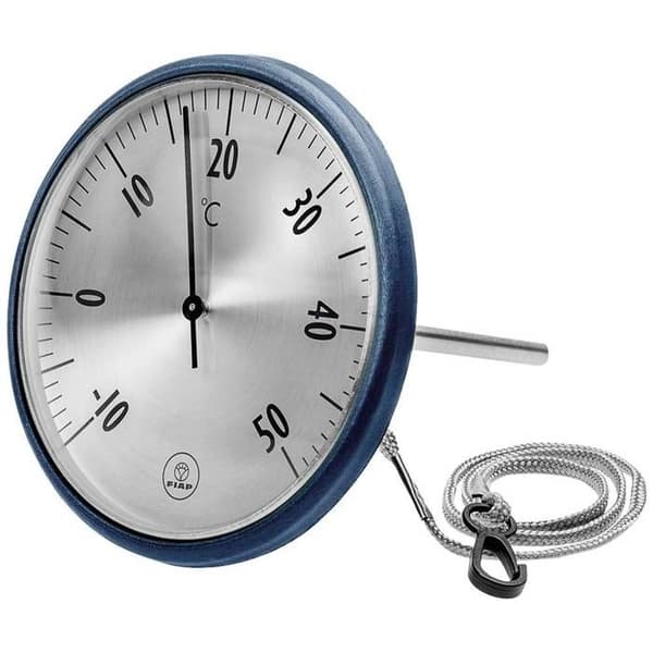 FIAP DialSwim ACTIVE Simbassängtermometer rostfritt stål, blå (anodiserad)