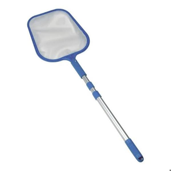 Ytterskimmer för pool med förlängningsskaft - 81025 - Blå - 135,5x28cm
