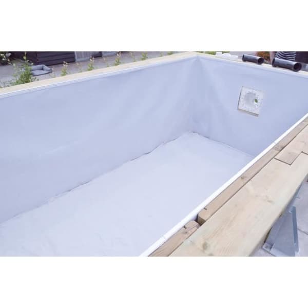 Skyddsfilt för poolväggar - UBBINK - 170 g/m² - L 1,35 x B 11,8 m