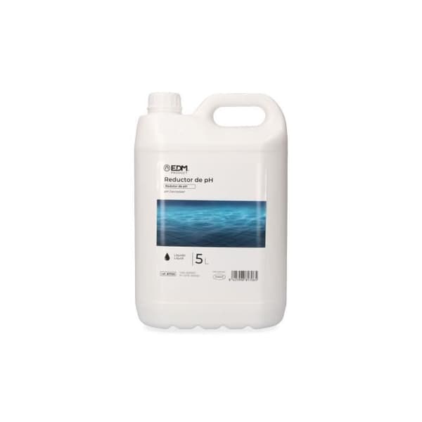 pH-reducer - Fusion Edm - 5 L - Vit - Särskilt för pooler - Sänker pH-nivån i vattnet