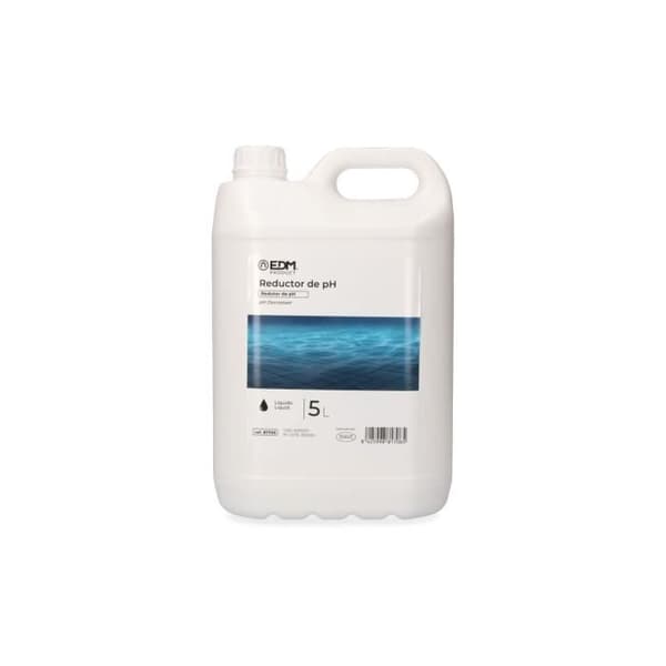 pH-reducer - Fusion Edm - 5 L - Vit - Särskilt för pooler - Sänker pH-nivån i vattnet