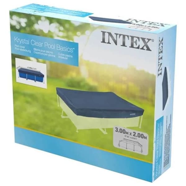 Intex - 28038 - Skyddskåpa för rektangulär rörformad pool 3m x 2m