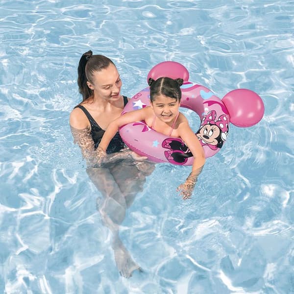 Bestway Disney Minnie Mouse Flyt med öron 74x76 cm +3 till 6 år Pool and Beach 09111