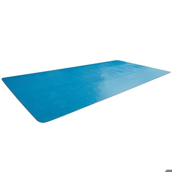 Solskydd - INTEX - 28018 - 9,75 x 4,88m - Värmer vatten - Minskar avdunstning