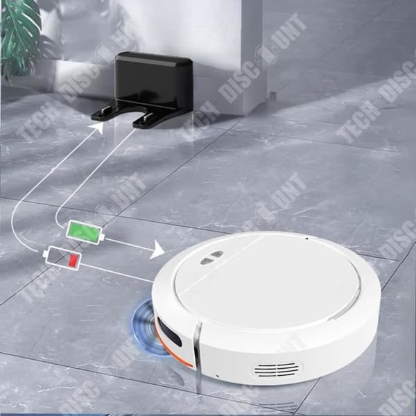 TD® Helautomatisk Smart Sweeping Robot APP Röststyrning Automatisk hemstädning och laddning
