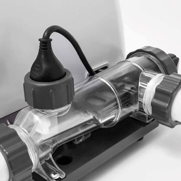 INTEX QS1200 saltsterilisator för simbassänger upp till 56,8 m³ med elektrokatalytiskt oxidationssystem