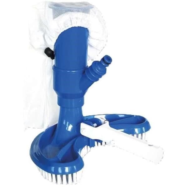 Manuell bottenav suction - BSI - Med sin påse för skräp från poolen - 30cm