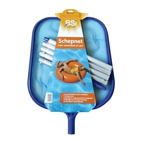 Soppnät - BSI - Ytspool - Avtagbar - För att ta bort löv och insekter - För swimmingpool - 140cm