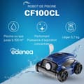 Miniatyrbild 5 av 6: Robot Pool CF 100CL - CF - Trådlös - 100m² - Botten - Slumppassage - Filtreringsnät - 10 m3/h