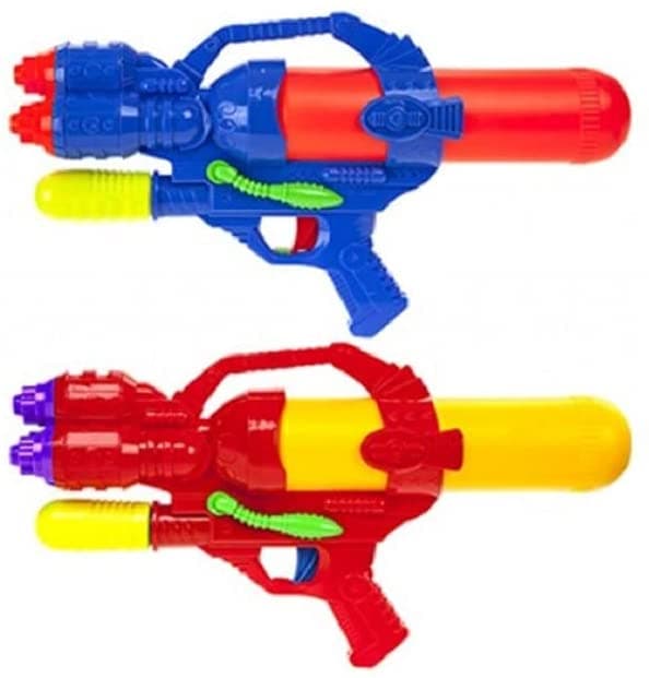 Vattenpistol Super Pump Action Super Triple Space Blaster Double Shot Splash Kraftfull l�ngdistans olika f�rger (Super Triple)